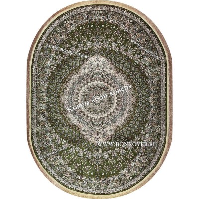 Восточный Овальный Ковер Медальон Дизайн 28760