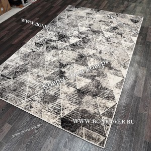 Ковер Карпет Ромбы 041 Серый Прямоугольный