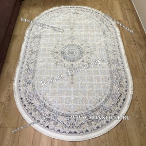 Персидский Ковер Для Гостиной Дизайн 29698 New NN Овал