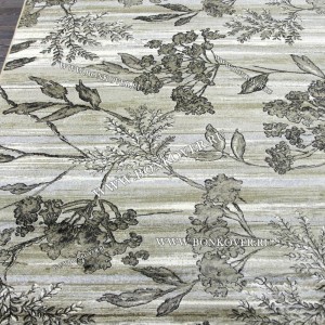 Бельгийский ковер из артшелка дизайн 91 Серый