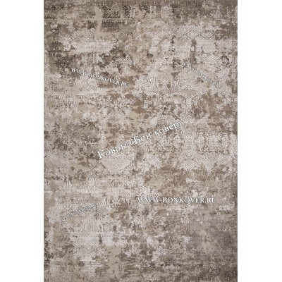 Абстрактный ковер дизайн 78 коричневый